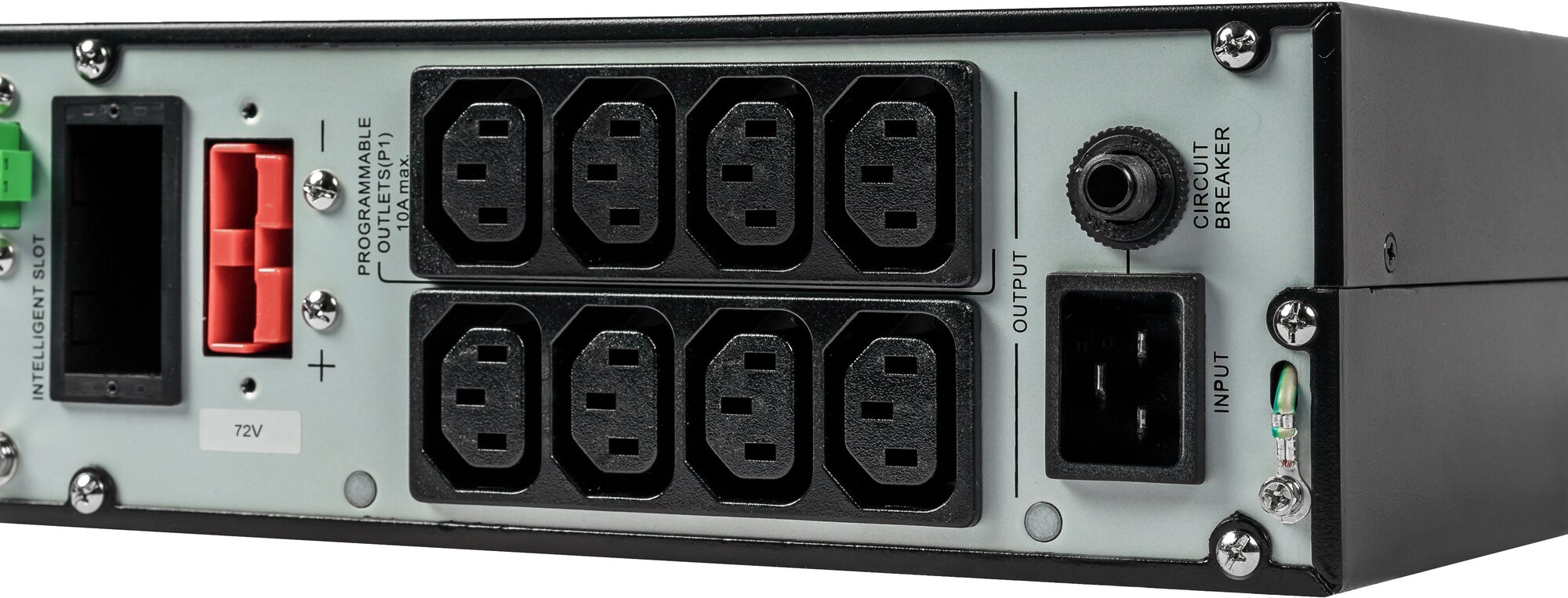 Источник бесперебойного питания Systeme Electriс Smart-Save Online SRT, 2000VA/2000W, On-Line, Extended-run, Rack 2U(Tower convertible), LCD, Out: 8xC13, SNMP Intelligent Slot, USB, RS-232 (SRTSE2000R Systeme Electric - фото №13