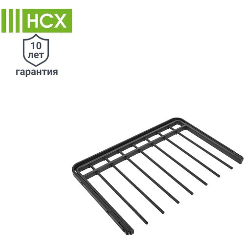 Вешалка для брюк выдвижная НСХ 4x56.5x38.5 см металл цвет чёрный
