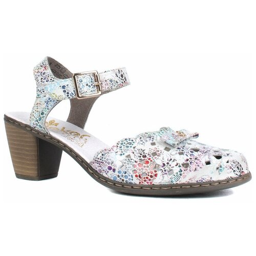 фото Босоножки rieker, размер 40, мультиколор
