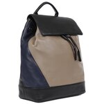 Рюкзак женский LEO VENTONI, 23004520 nero/grey/blue - изображение