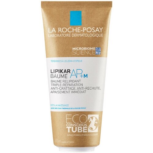 La Roche-Posay Бальзам для тела липидовосстанавливающий с противозудным действием Lipikar Baume AP+M, 200 мл