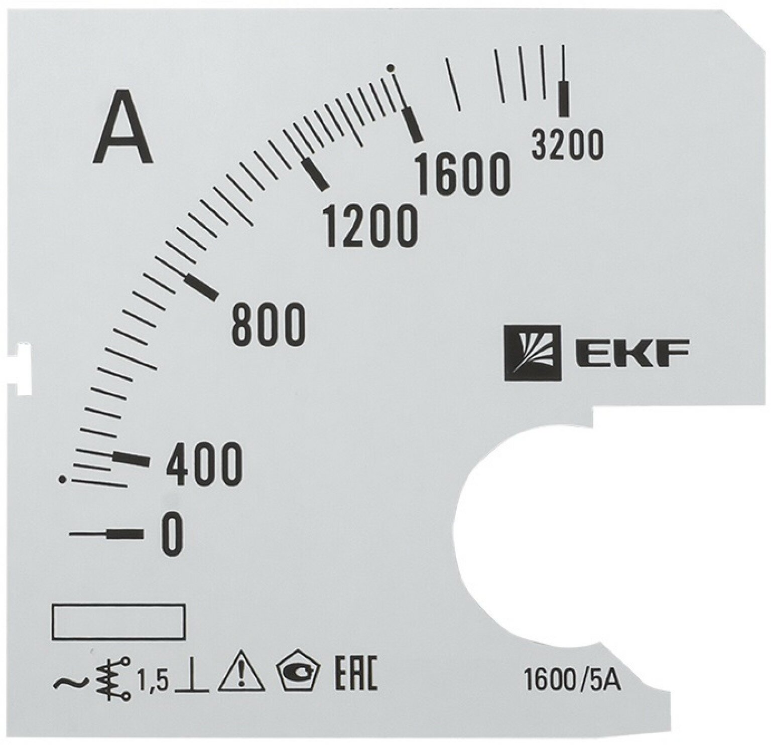 Шкала сменная для A721 1600-5А-1,5 EKF PROxima