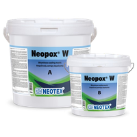 Эпоксидная двухкомпонентная краска Neopox W 12кг Мотовая на водной основе, покрытие для пола и стен, износостойкая, химстойкая