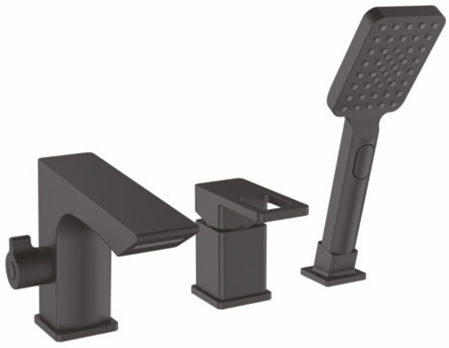 фото Смеситель на борт ванны Vieir V353532-C черный