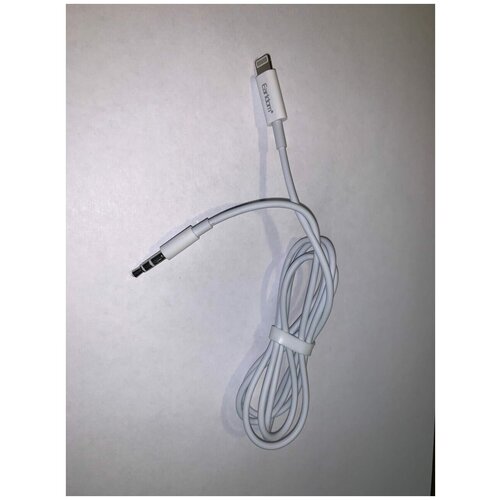 Аудиокабель Earldom ET-AUX29 3,5 mm Lightning AUX Cable Superior Sound Quality 1 Meter (белый) аудио кабель aux earldom et aux28 3 5мм usb c superior sound quality 1 метр белый