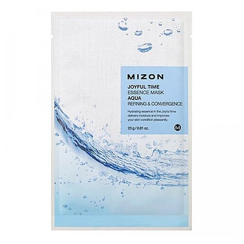 Тканевая маска для лица Mizon с морской водой - Joyful Time Essence Mask Aqua