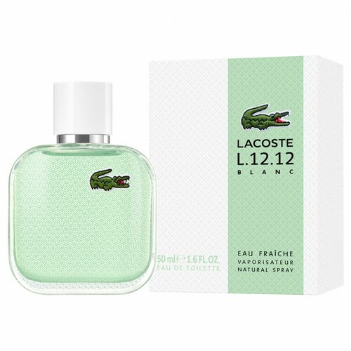 Lacoste L.12.12 Blanc Eau Fraiche Tуалетная вода 50 мл туалетная вода lacoste l 12 12 blanc eau fraîche 100 мл