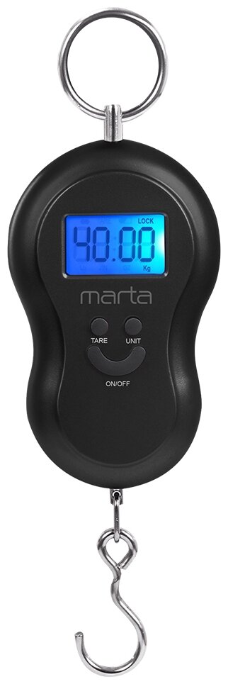 Электронный безмен MARTA MT-1638, черный жемчуг