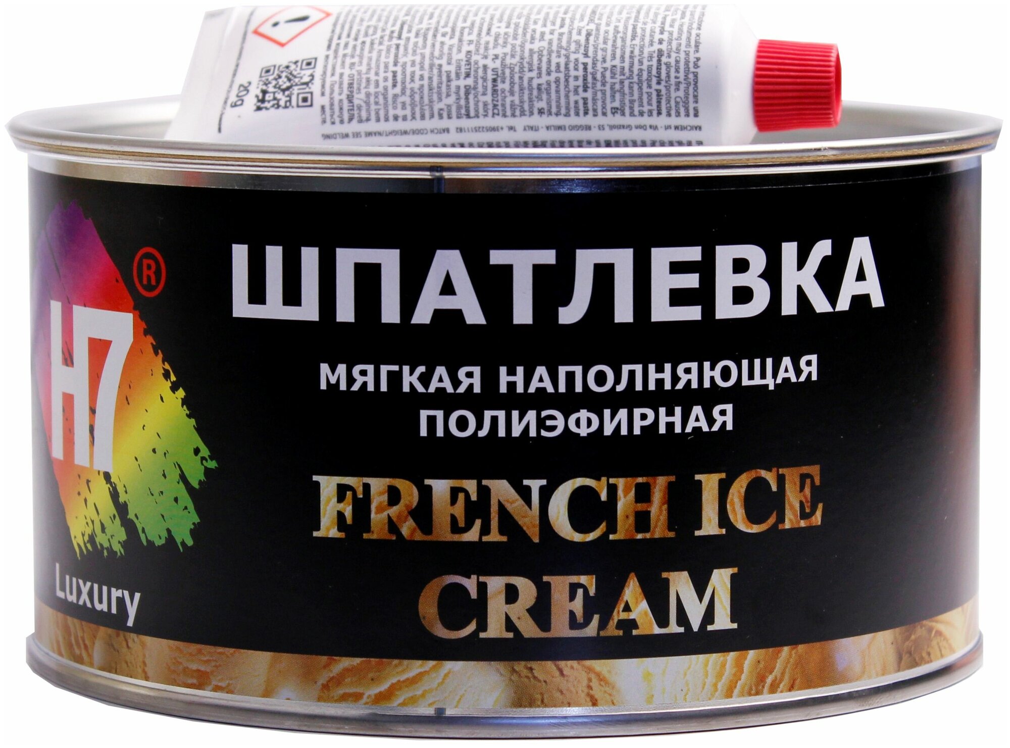 Шпатлевка мягкая наполняющая полиэфирная French Ice Cream (10л=1860гр) H7 771782