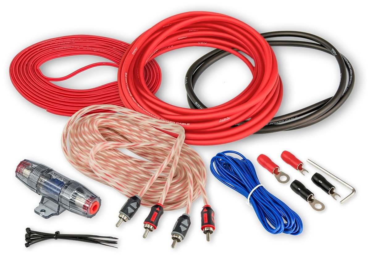 Комплект кабелей для усилителя AurA AMP-2210 (2х6мм2)