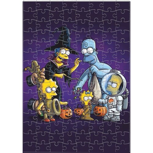 Пазл MIGOM Принт А4 Simpsons, Симпсоны - 3