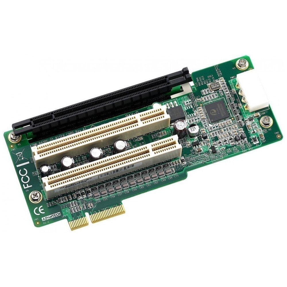 AIMB-R43PF-21A1E Advantech Объединительная Riser плата для ISMB,PCIex4+2 PCI+PCIex16 A101-2