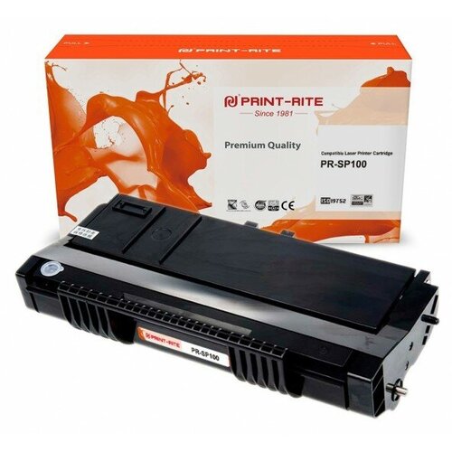 Картридж для лазерных принтеров/МФУ PRINT-RITE TFR864BPU1J SP100 черный для Ricoh SP100/100SU/100SF PR-SP100 картридж лазерный print rite tfr864bpu1j pr sp100 sp100 черный 2000стр для ricoh sp100 100su 100sf