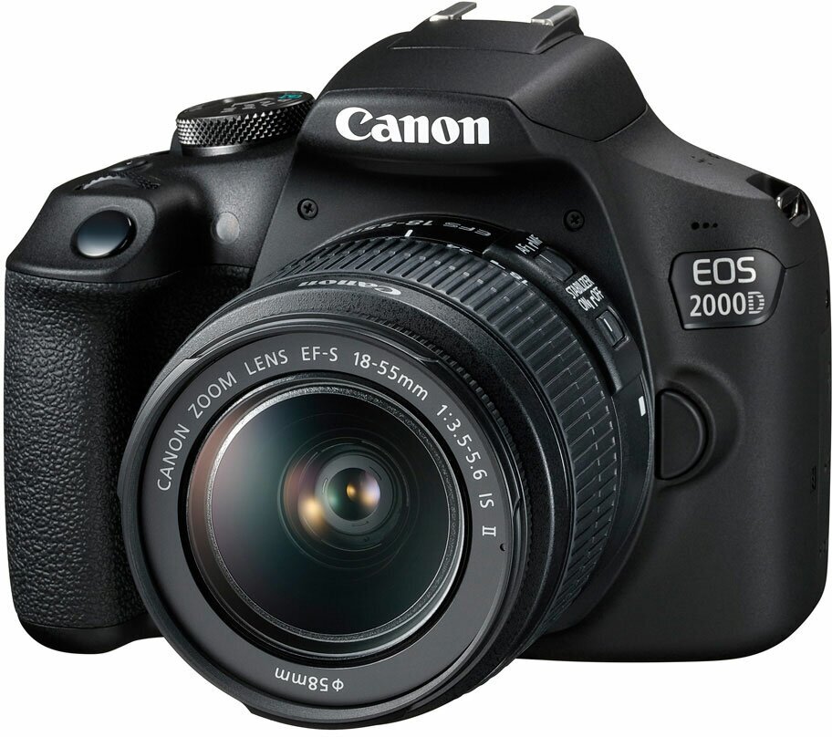 Зеркальный фотоаппарат Canon EOS 2000D Kit EF-S 18-55mm IS II