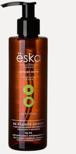 Изображение товара Натуральный интимный гель на водной основе ESKA Летняя Ночь (200 мл)