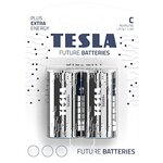 Батарейка C - Tesla Silver+ (2 штуки) - изображение