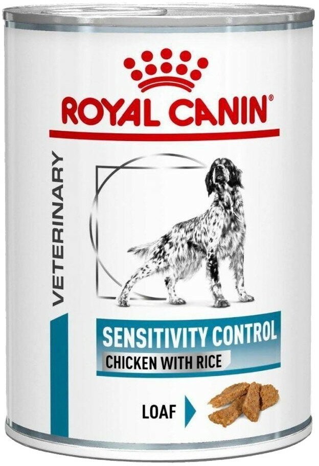 Влажный корм для собак Royal Canin Sensitivity, курица, при пищевой аллергии 1 уп. 12 шт. х 410 г (для мелких пород)