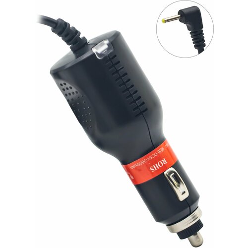 Автомобильный блок питания LF-2 5V2A - 1A (2.5*0.7) 1500mm угловой штекер