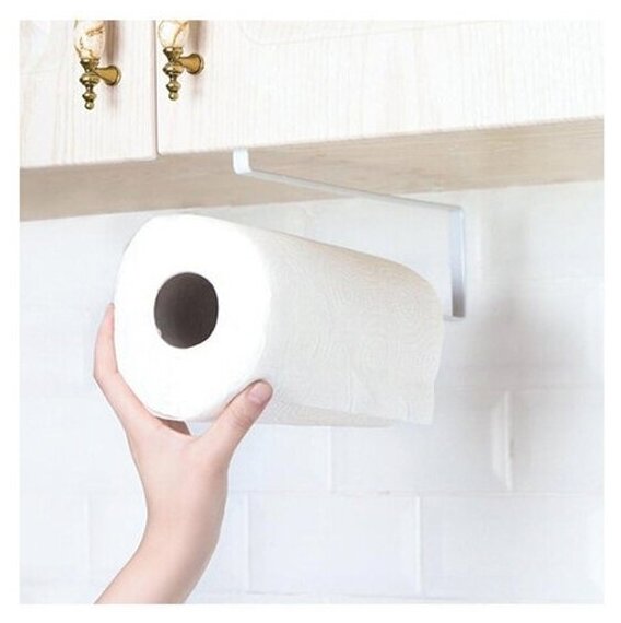 Шкафы, Полки Xiaomi Держатель для бумажных полотенец и рулонных салфеток Лайма для шкафов и полок подвесной LAIMA HOME, 607997