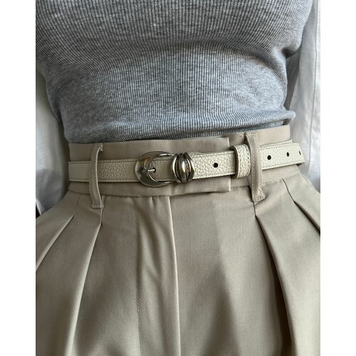 фото Ремень a.valentino, размер 100, бежевый