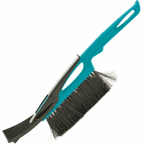 Щетка-сметка 40 см для снега - эргономичная ручка густая щетина средней жесткости поможет почистить кузов автомобиля от снега и льда 622₽