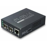 Медиа-конвертер Planet GT-1205A неуправляемый 1-Port GE - 2-Port Gigabit SFP Switch/Redundant Media Converter