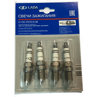 Свечи зажигания LADA (комплект - 4 шт.) с 16 клапанным инжекторным двигателем арт. 21120-3707010-86