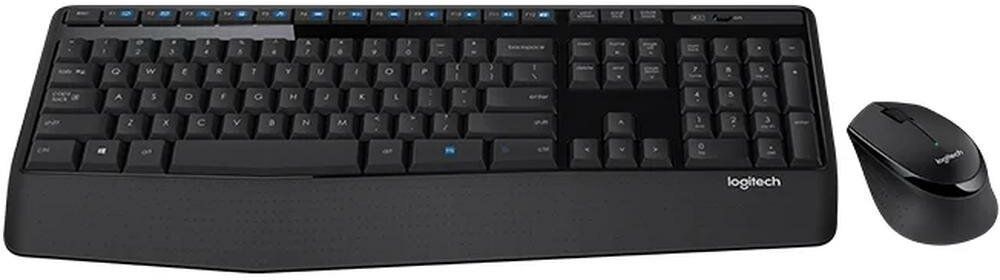 Клавиатура+мышь Logitech Wireless MK345 Black