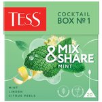 Чайный напиток TESS Коктейль Бокс №1 Мята пакетированный - изображение