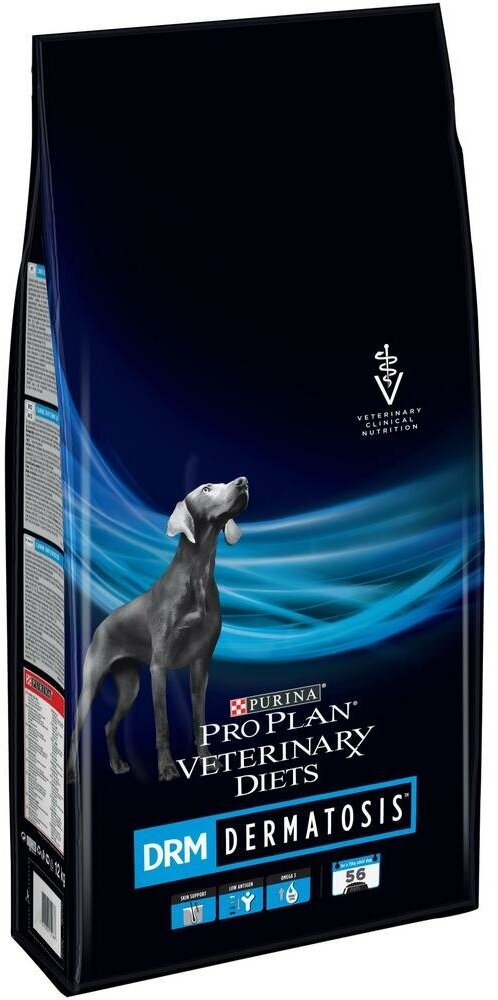 Сухой корм Purina Pro Plan Veterinary Diets DRM для собак, при дерматозах, 12кг Purina ProPlan - фото №16