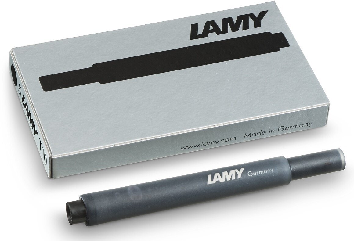Картридж для перьевой ручки LAMY T10, черный, 5 шт (1602075)