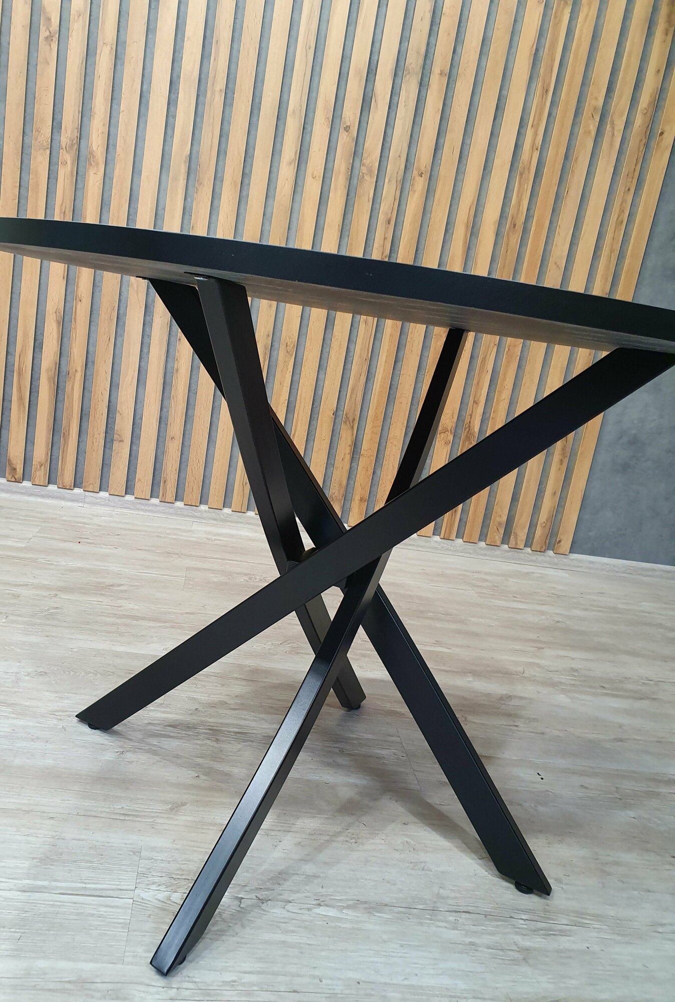 Стол кухонный Грация, нераздвижной, 98 х 75 х 98, мрамор черный, пластик/лдсп/металл