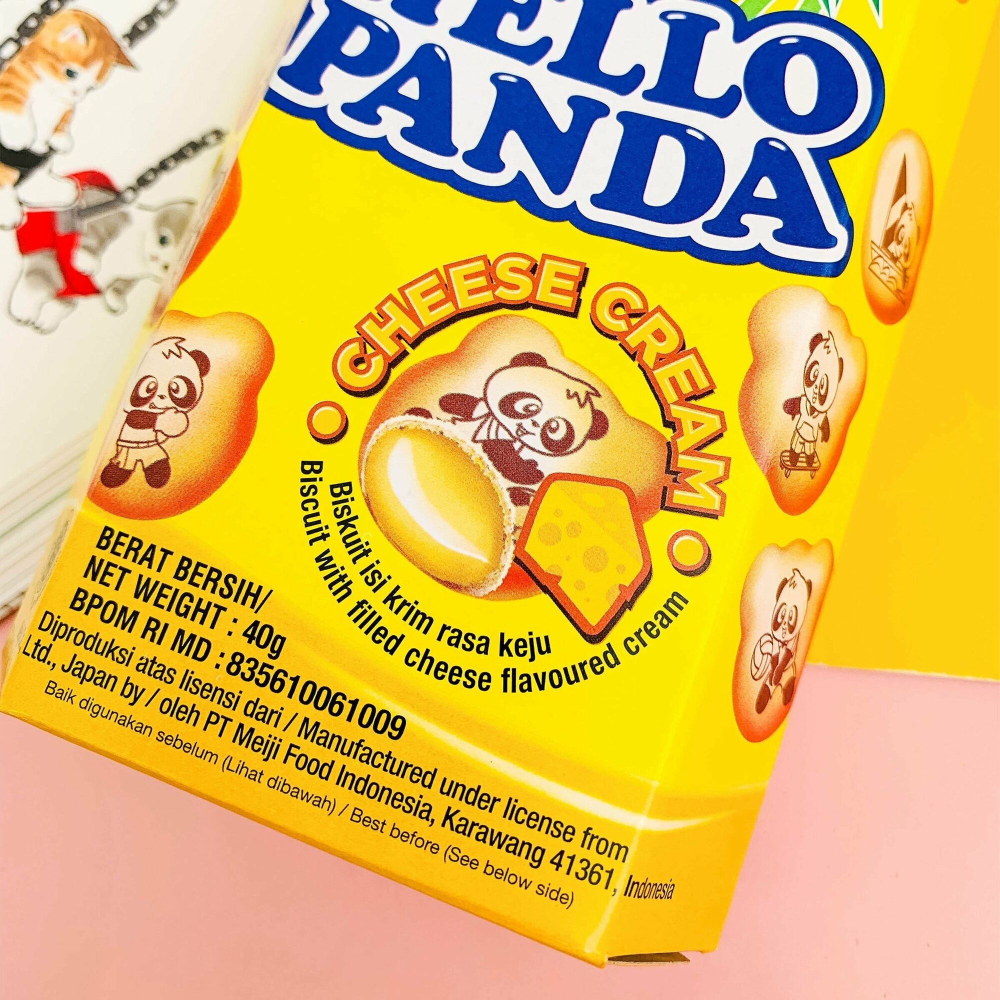 Печенье Meiji Hello Panda Cheese Cream с сырным кремом 40 гр. - фотография № 5