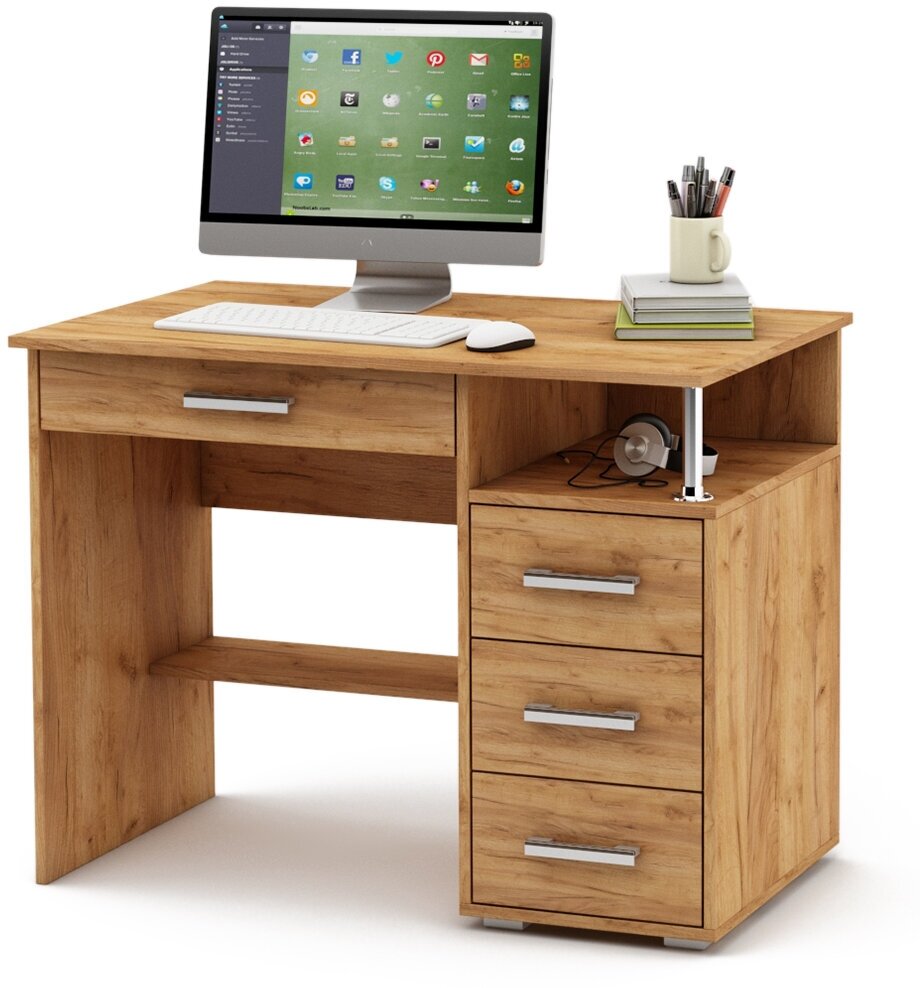 фото Компьютерный стол ВМФ Амбер-3Я/4Я