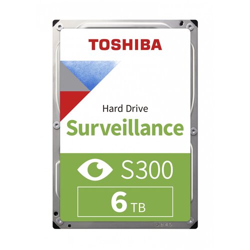 Жесткий диск Toshiba SATA-III 6Tb HDWT860UZSVA Surveillance S300 5400rpm 256Mb 35 1936000₽