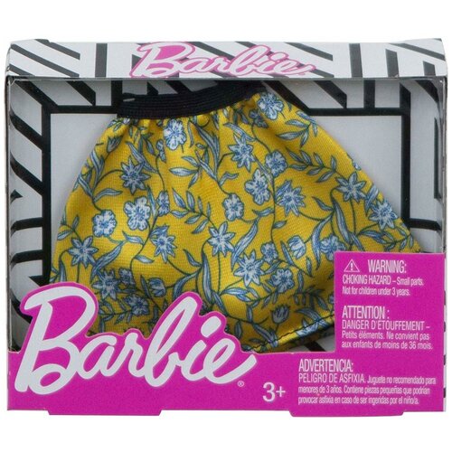 фото Аксессуар для кукол barbie юбка желтая mattel