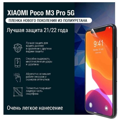 TPU плёнка глянец Xiaomi Poco M3 Pro 5G