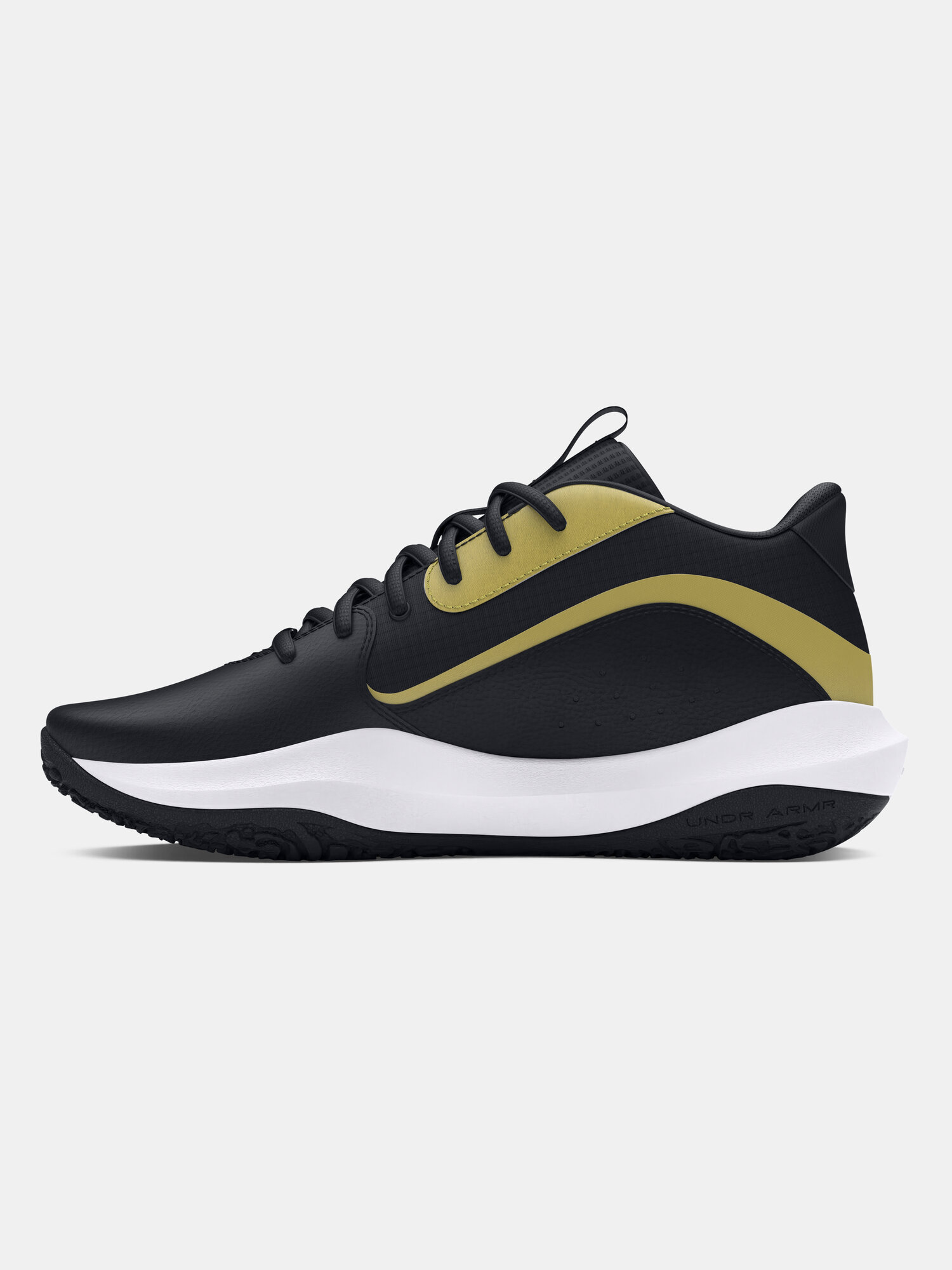 Кроссовки Under Armour Lockdown 7, размер 7,5/9 US, черный/желтый — фото 1