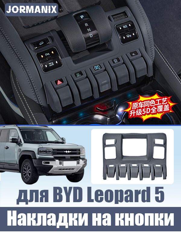 Leopard 5 Защитная накладка на кнопки центральной консоли, BYD Leopard 5 аксессуары
