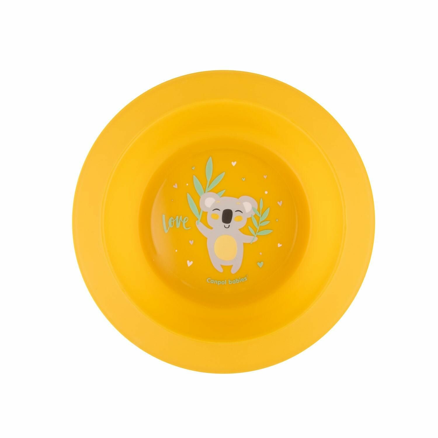 Комплект посуды Canpol Babies Exotic Animal (56/523), желтый