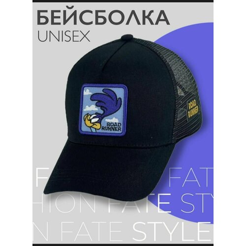 фото Бейсболка , размер 55/56, черный нет бренда