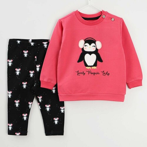 Комплект одежды  Divonette для девочек, повседневный стиль, размер 86, розовый