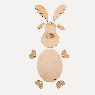 Изображение товара Mr. Carving ВД-086 Лось сборная заготовка из фанеры для декорирования интерьера
