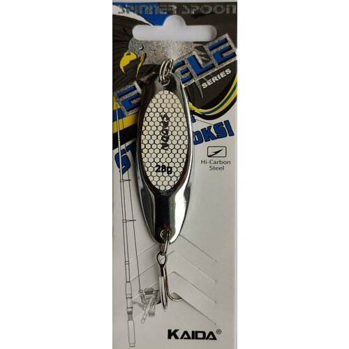 фото Блесна колеблющаяся каида spinner spoon xie 28гр. col.01 kaida