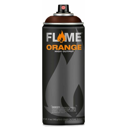 Аэрозольная краска FLAME Orange FO-710 / 558120 chocolate 400 мл