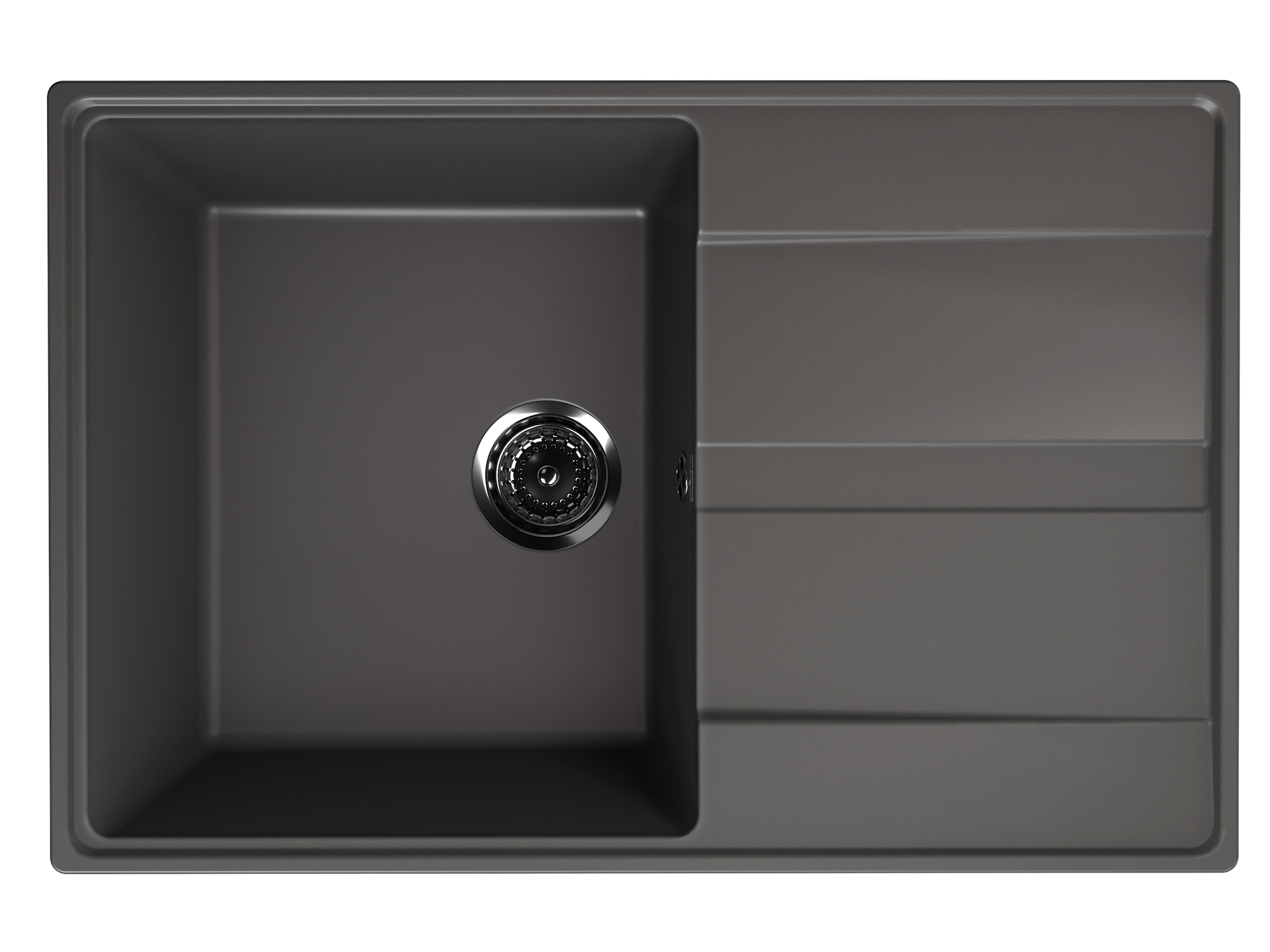 Кухонная мойка Ulgran Quartz 75 см Prima 750-09 черная