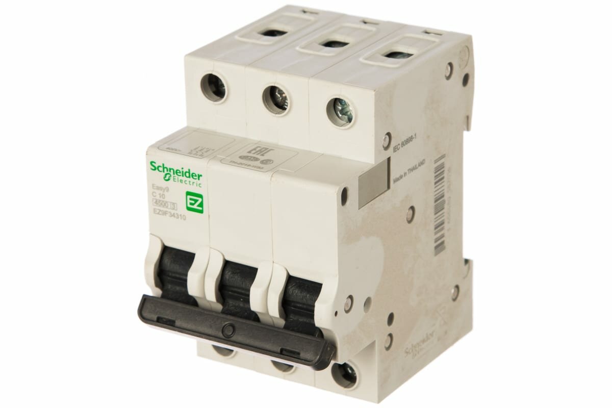 Авт. выключатель Schneider Electric EASY 9 3Р 10А