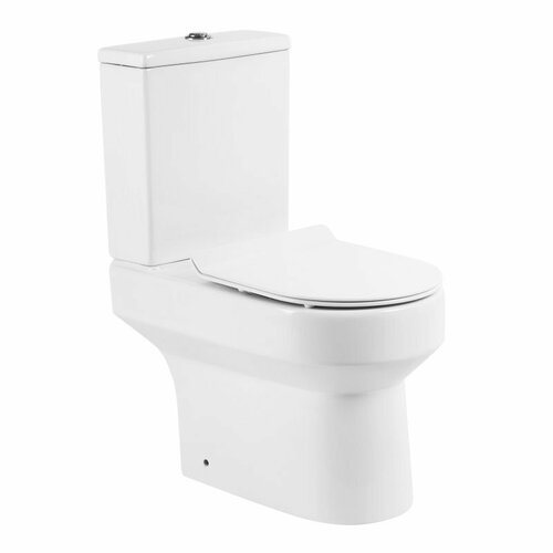 BelBagno Унитаз напольный безободковый с сиденьем NORMA BB339CPR/BB2111SC