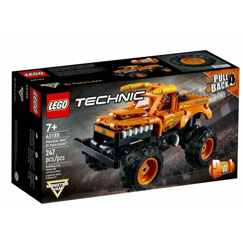 Конструктор LEGO Technic Monster Jam El Toro Loco, 247 деталей монстр трак monster jam el toro loco 6061556 1 43 14 см красный черный