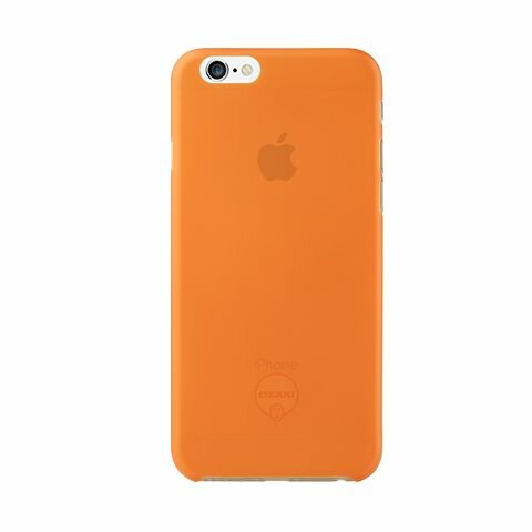 Чехол пластиковый Ozaki O! coat Jelly на Apple iPhone 6. Цвет: оранжевый.